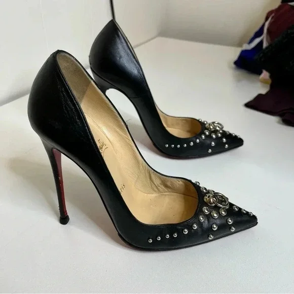 Christian Louboutin So Kate black door knock heels size 37 - Picture 2 of 14